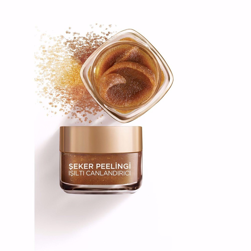 Loreal Paris Şeker Peelingi Işıltı Canlandırıcı Üzüm Çekirdeği Yağı Özlü 50 ml