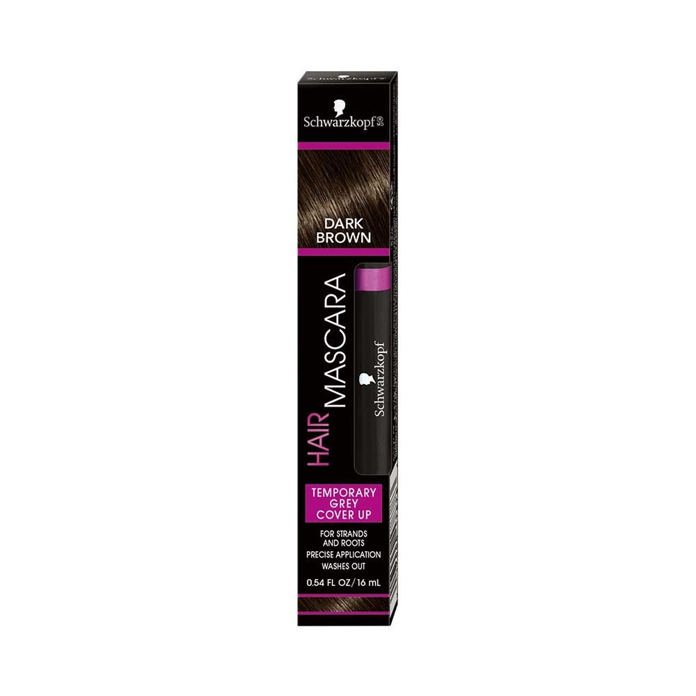 Schwarzkopf Saç Maskarası Beyazlar İçin Geçici Maskara Koyu Kahve 16 ml