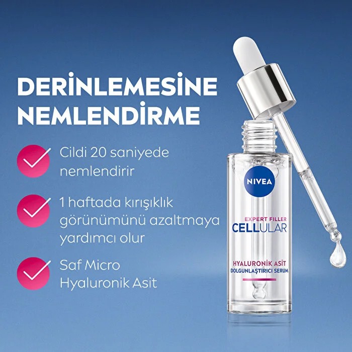 Nivea Dolgunlaştırıcı Yüz Bakım Serum Cellular Expert Filler 30 ml
