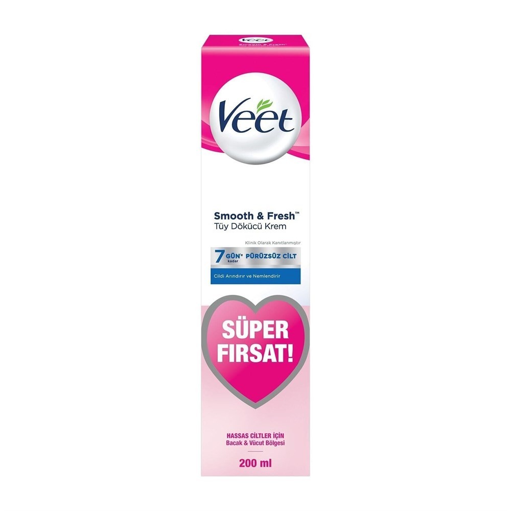 Veet Tüy Dökücü Krem Hassas Cilt Süper Fırsat 200 ml