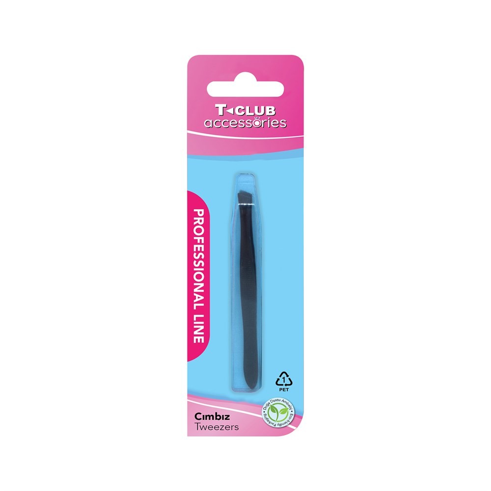 TCLUB Accessories Cımbız Düz Tweezers Professional Line 514