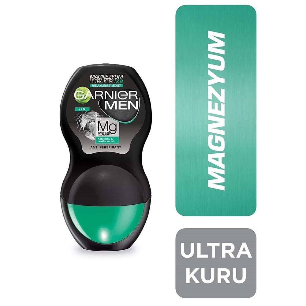 Garnier Men Roll-On Deodorant Ultra Kuru Anti-Perspirant Magnezyum Mineral 50 ml