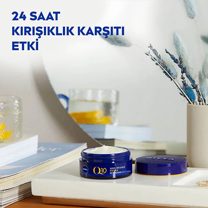 Nivea Q10 Cilt Sıkılaştırıcı Kırışıklık Karşıtı Yüz Gece Kremi 50 ml