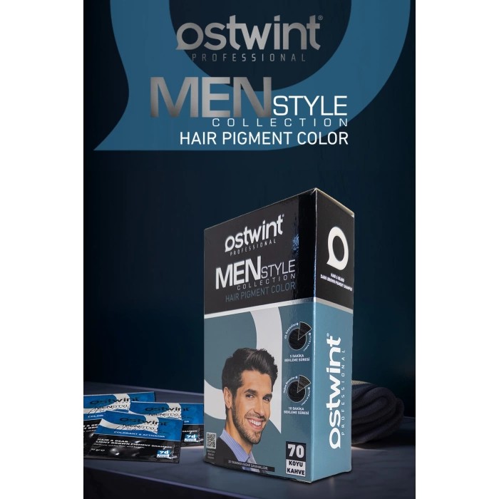 Ostwint Men Style Saç Boyası 70 Koyu Kahve