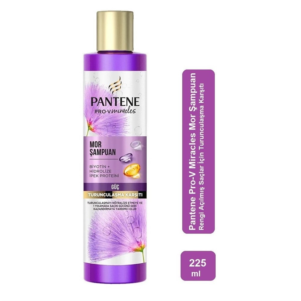 Pantene Mor Şampuan İpeksi Parlaklık 225 ml
