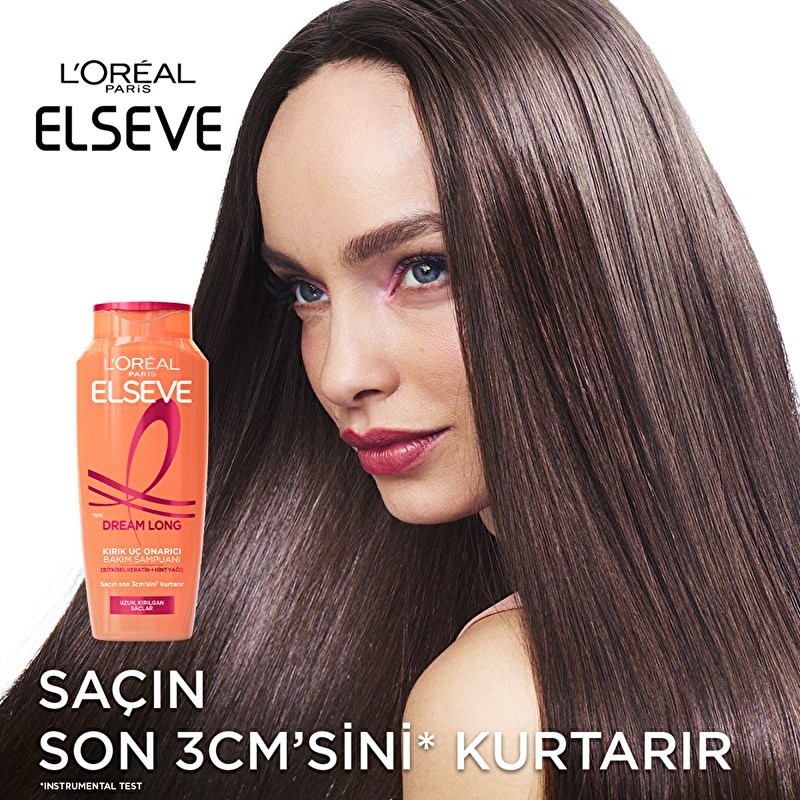 Loreal Paris Elseve Dream Long Kırık Uç Onarıcı Bakım Şampuanı 300 ml