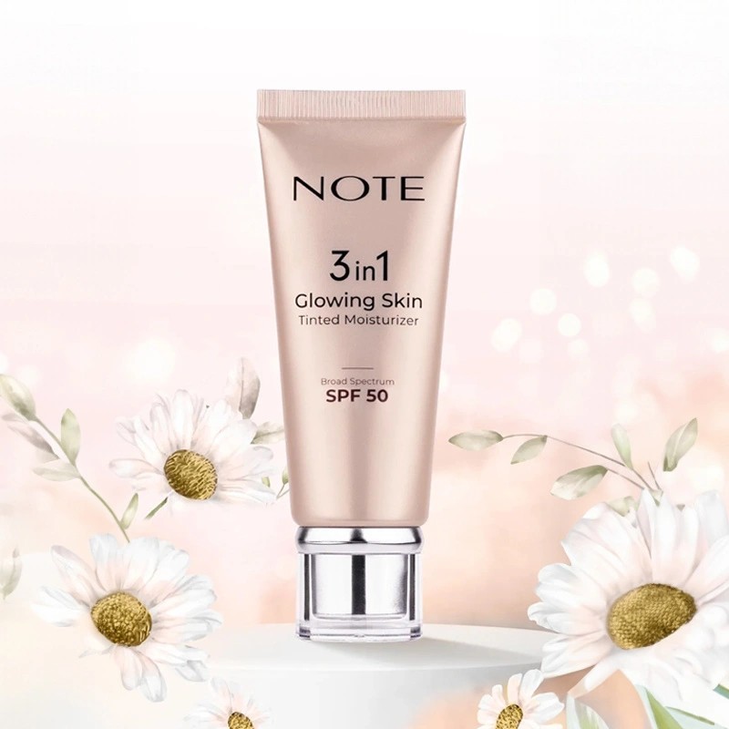 Note 3 in 1 Glowing Skin Tinted Moisturizer 50 SPF Işıltılı Aydınlatıcı Krem