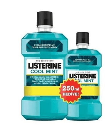 Listerine Cool Mint Ağız Bakım Suyu 500+250 ml