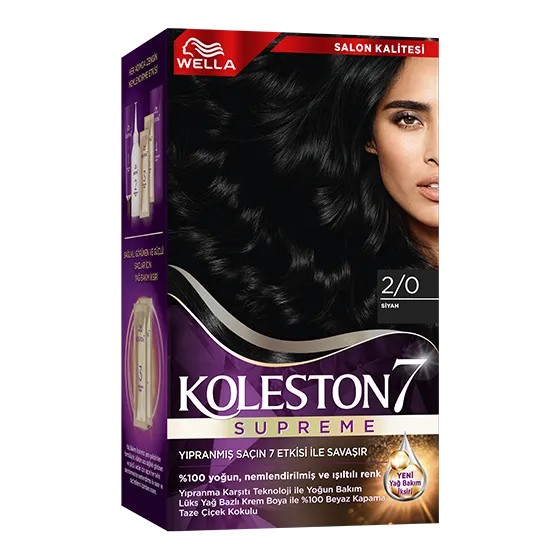 Wella Koleston Supreme Saç Boyası 2/0 Siyah