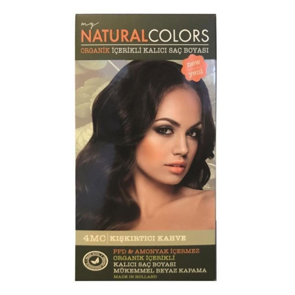 Natural Colors Organic Saç Boyası 4MC Kışkırtıcı Kahve