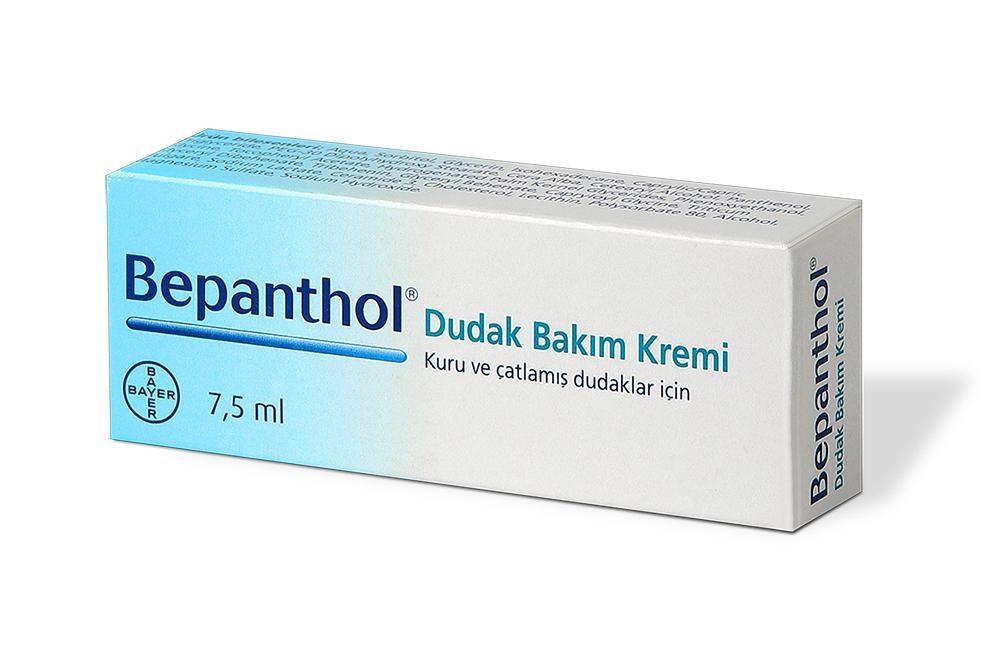 Bepanthol Dudak Bakım Kremi - Kuru ve Çatlamış Dudaklar 7.5 ml