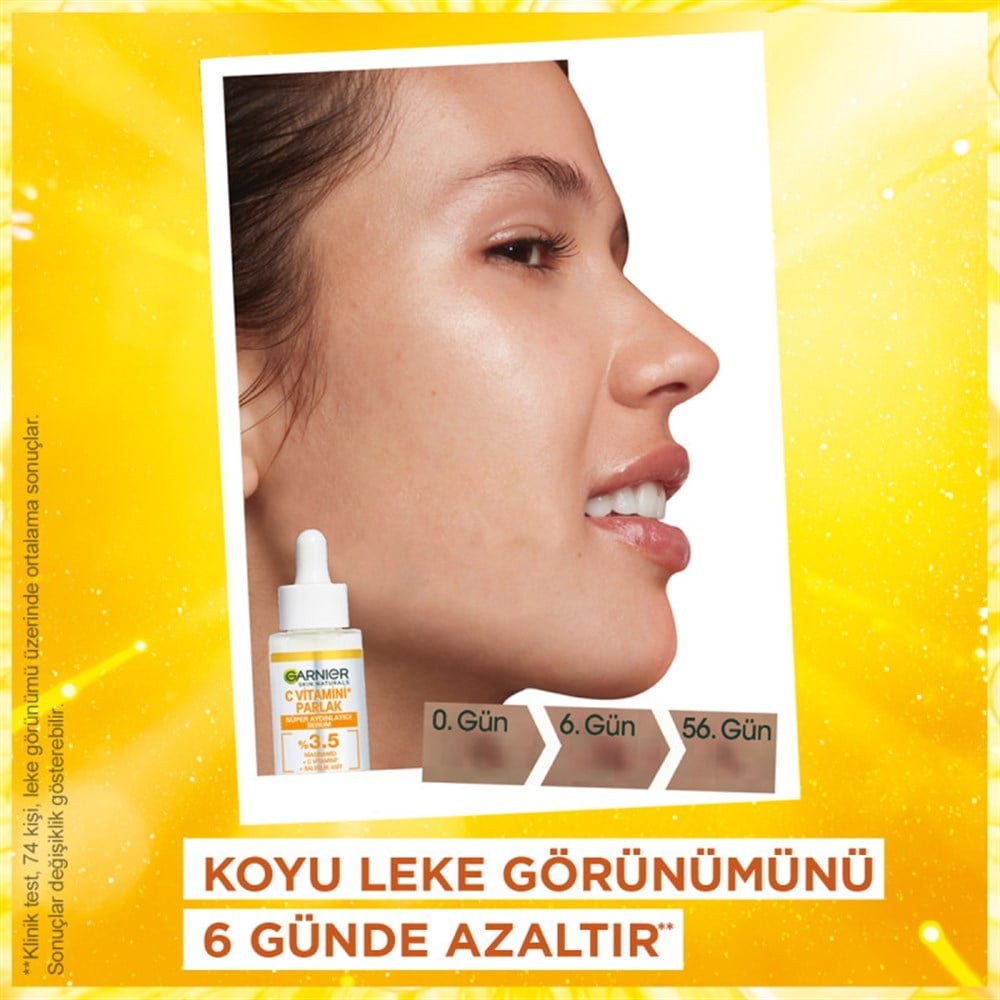 Garnier Skin Naturals C Vitamini Parlak Süper Aydınlatıcı Serum 30 ml