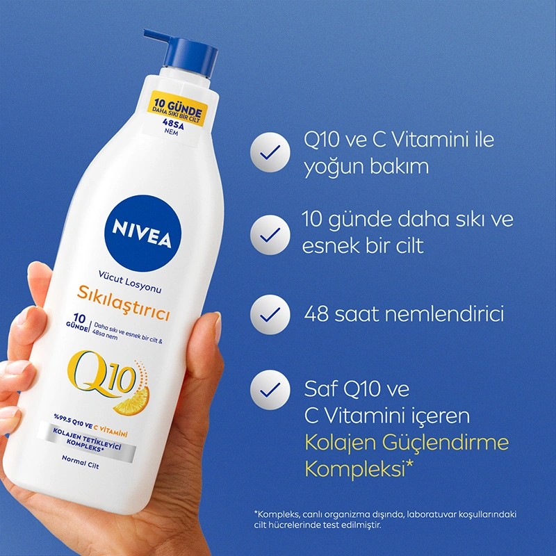 Nivea Q10 + C Vitamini Sıkılaştırıcı Vücut Losyonu 400 ml