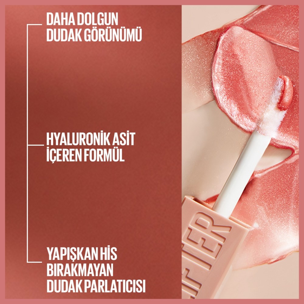 Maybelline New York Lifter Gloss Nemlendirici Dudak Parlatıcısı - 004 Silk