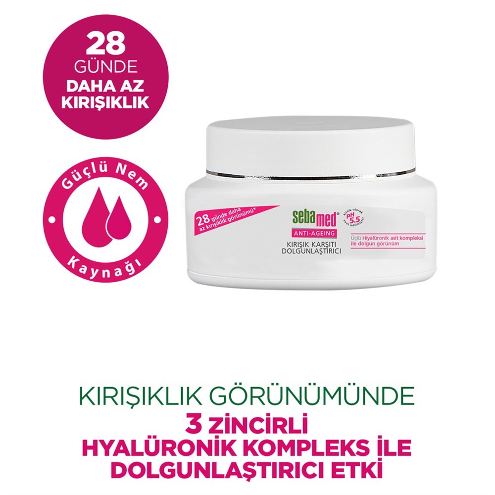 Sebamed Kırışıklık Karşıtı Dolgunlaştırıcı Krem Wrinkle Filler 50 ml