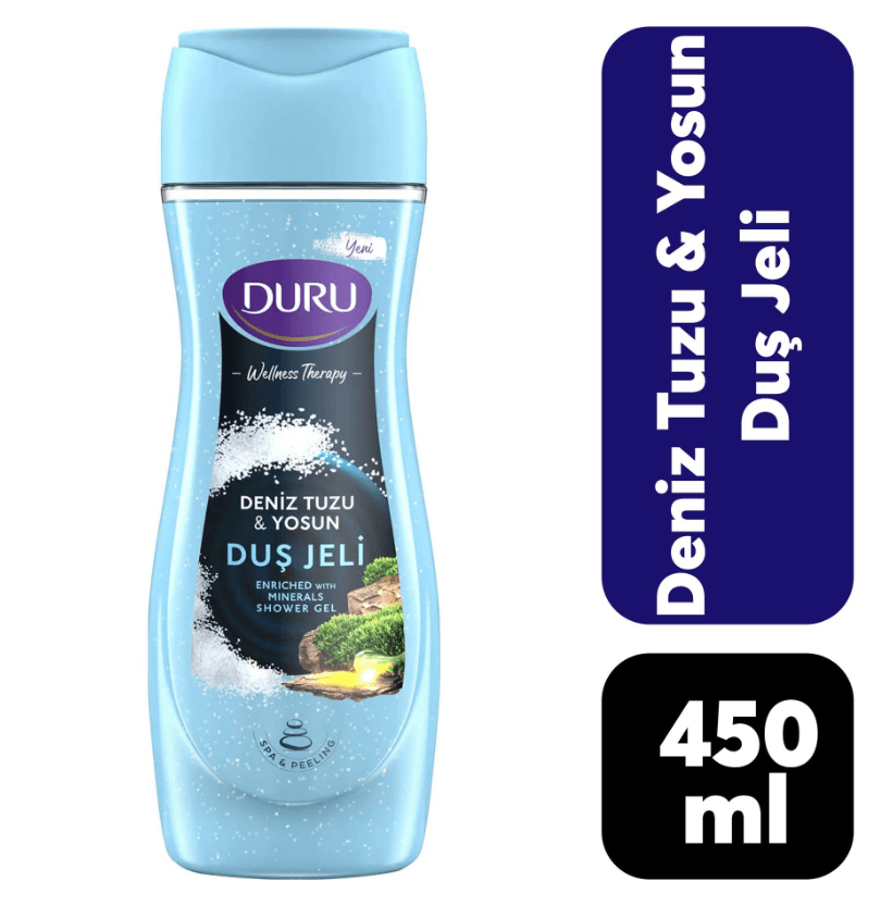 Duru Duş Jeli - Wellness Therapy Deniz Tuzu &amp; Yosun 450 ml