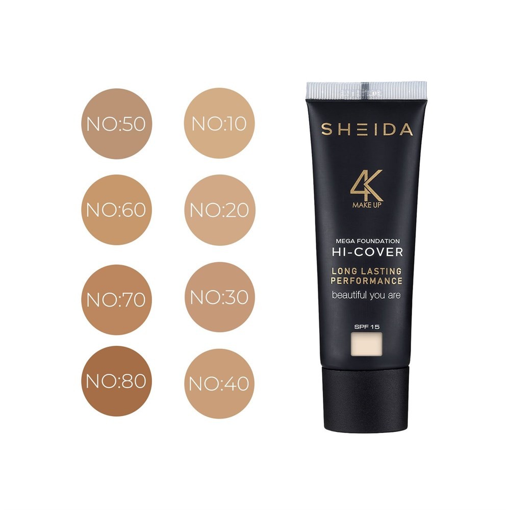 Sheida Fondöten Make Over Foundation Cream No:80