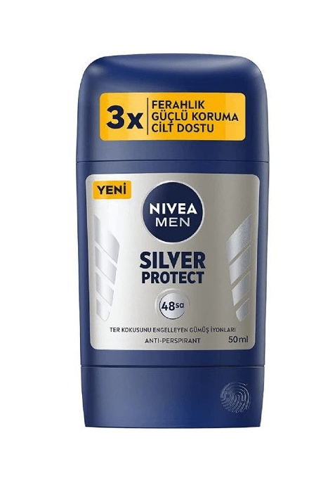 Nivea Men Erkek Silver Protect Stick Deodorant 50 ml