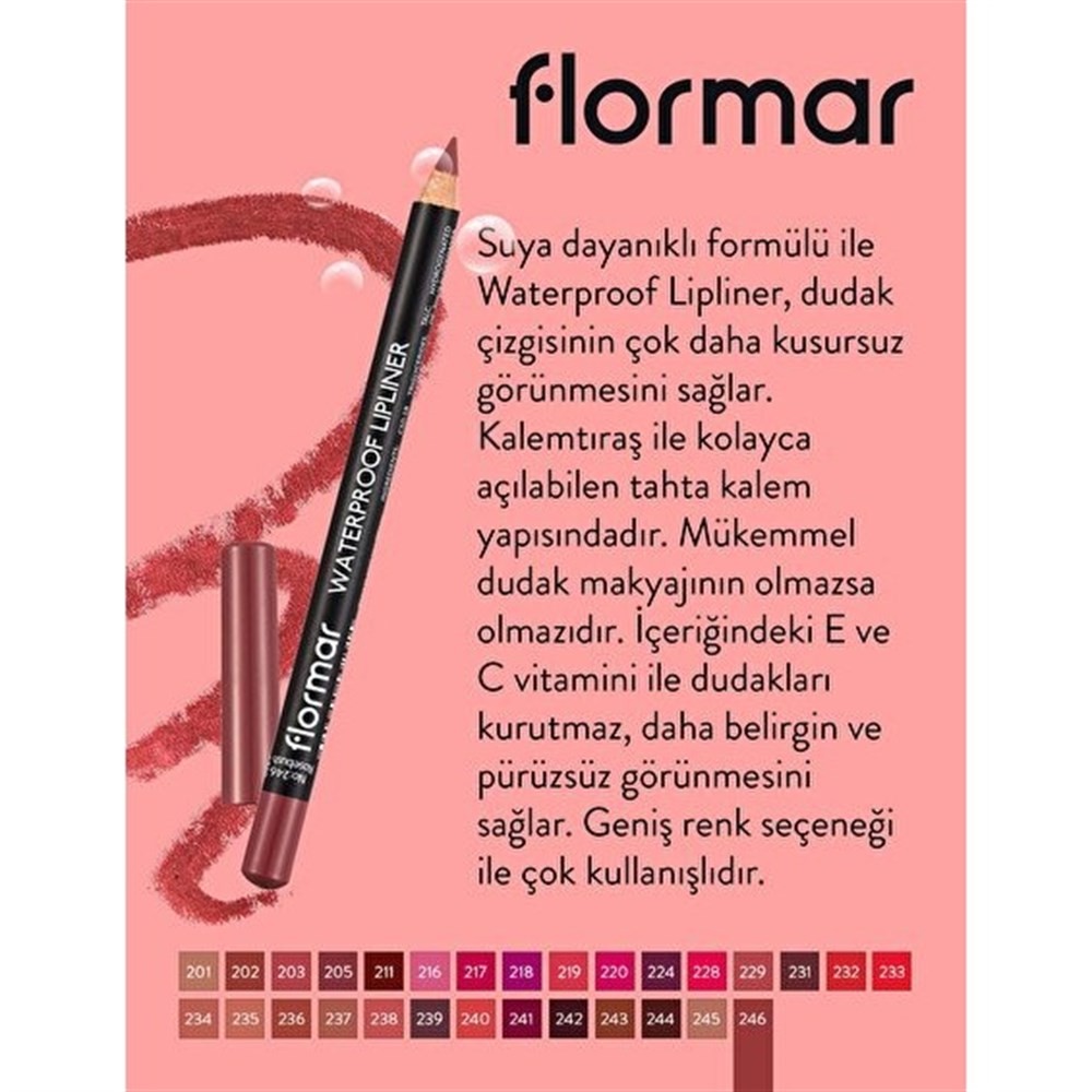 Flormar Dudak Kalemi 238