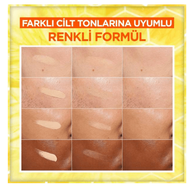 Garnier Skin Natural Nem. Yüz Krem 40ml C Vitamin Isıltılı Doku