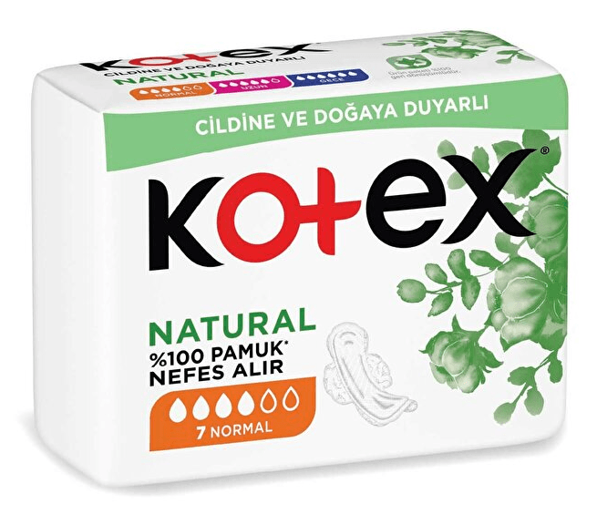 Kotex Natural Ultra Single Normal Hijyenik Ped Normal 7li