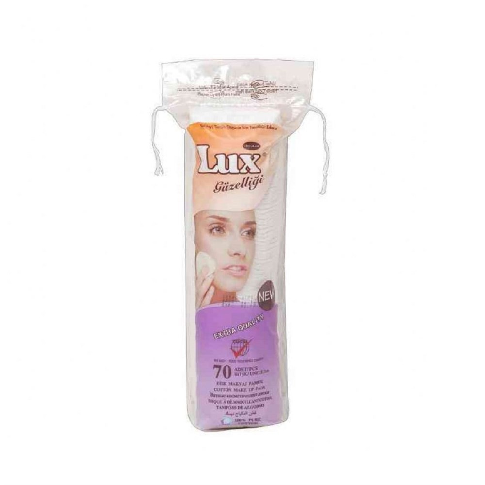Lux Pamuk Lux Makyaj Temizleme Pamuğu 70 Disk