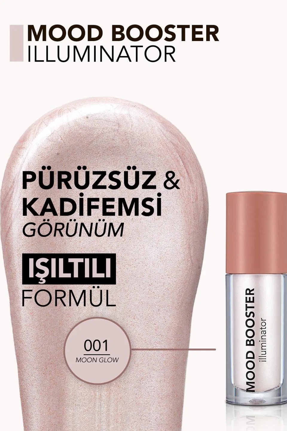 Flormar Mood Booster Likit Aydınlatıcı 001 Moon Glow