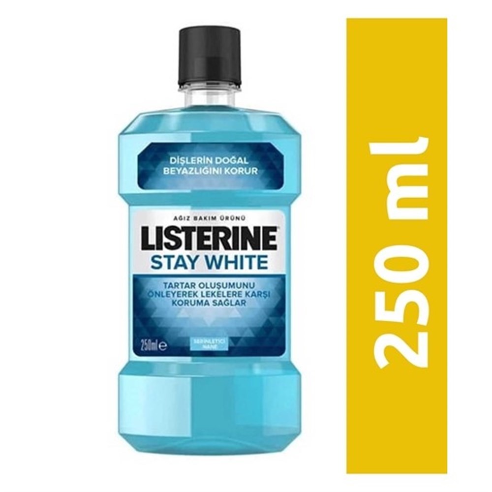 Listerine Ağız Bakım Suyu - Mouthwash Stay White 250 ml