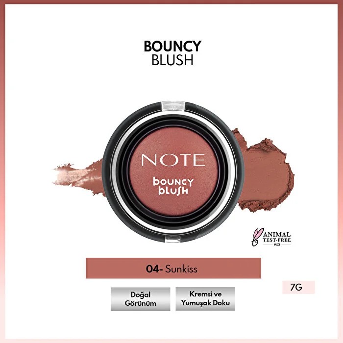 Note Bouncy Blush Allık 04 Sunkiss