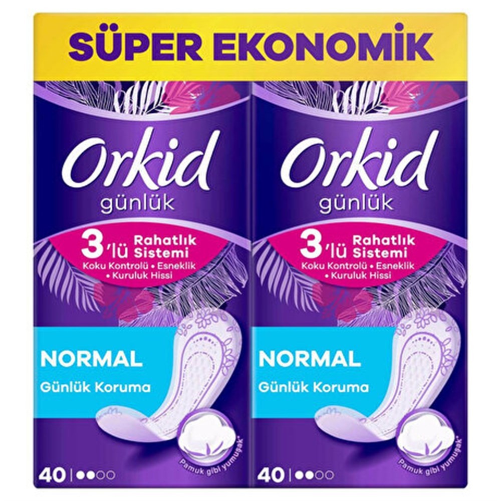 Orkid Günlük Ped Normal Eko 80li