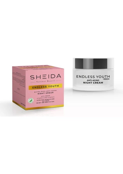 Sheida Endless Youth Yaşlanma Karşıtı Gece Kremi - Anti-Age Night Cream 50 ml