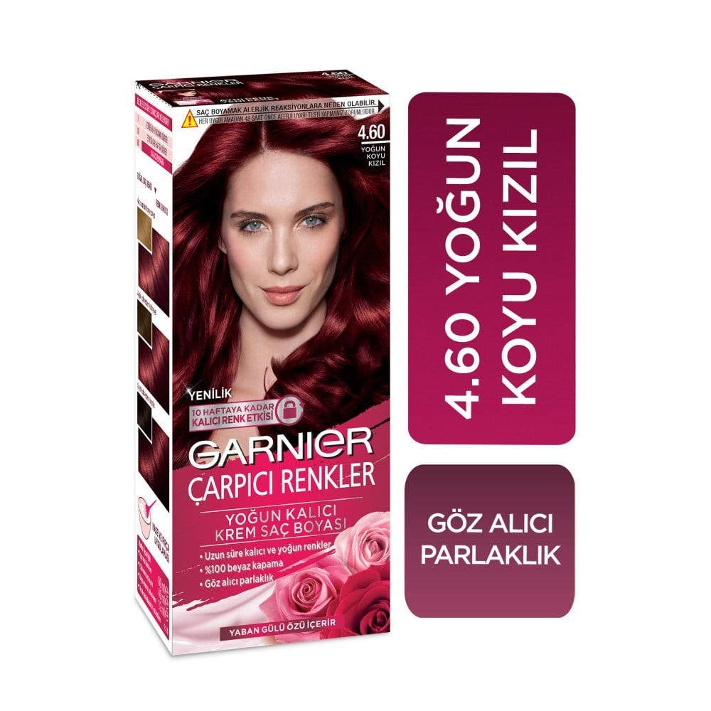 Garnier Color Natural Saç Boyası 4/60 Yoğun Koyu Kızıl