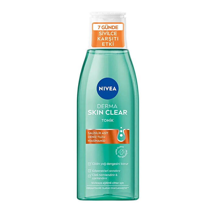Nivea Derma Skin Clear Sivilce Karşıtı Tonik Niasinamid ve Salisilik Asit 200 ml