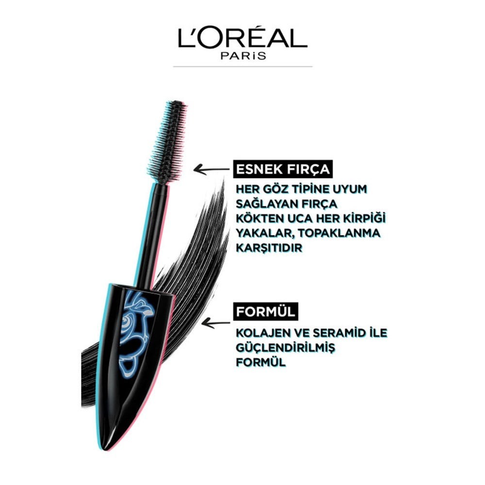 Loreal Paris Maskara - Bambi Eye Oversized - Siyah