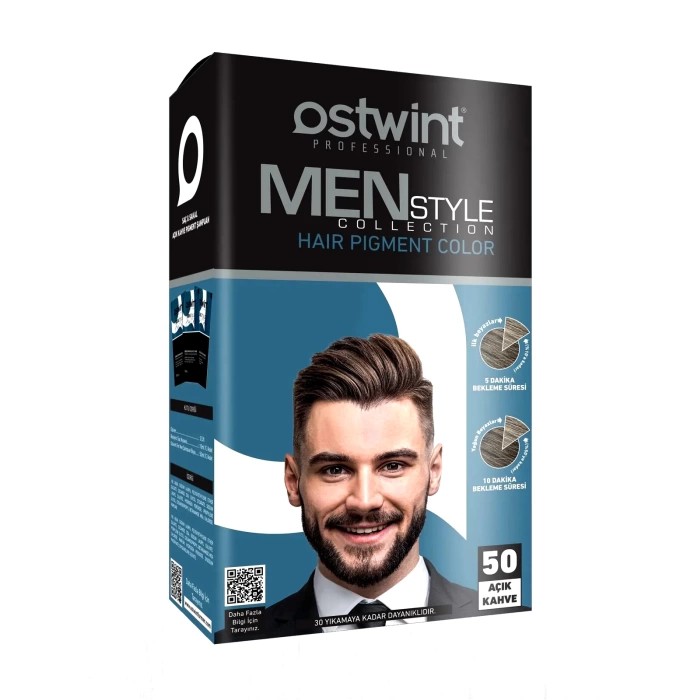 Ostwint Men Style Saç Boyası 50 Açık Kahve