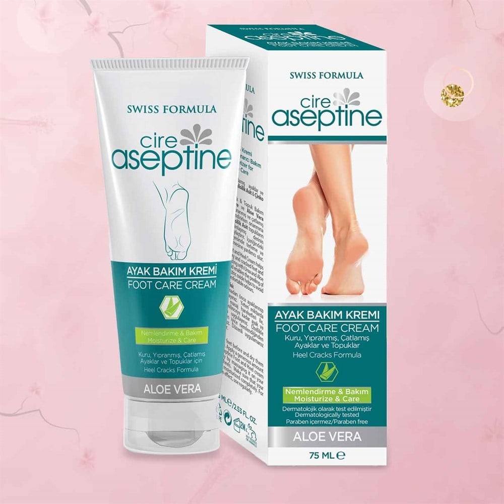 Cire Aseptine Ayak Bakım Kremi Çatlamış Topuklar İçin Etkili 75 ml