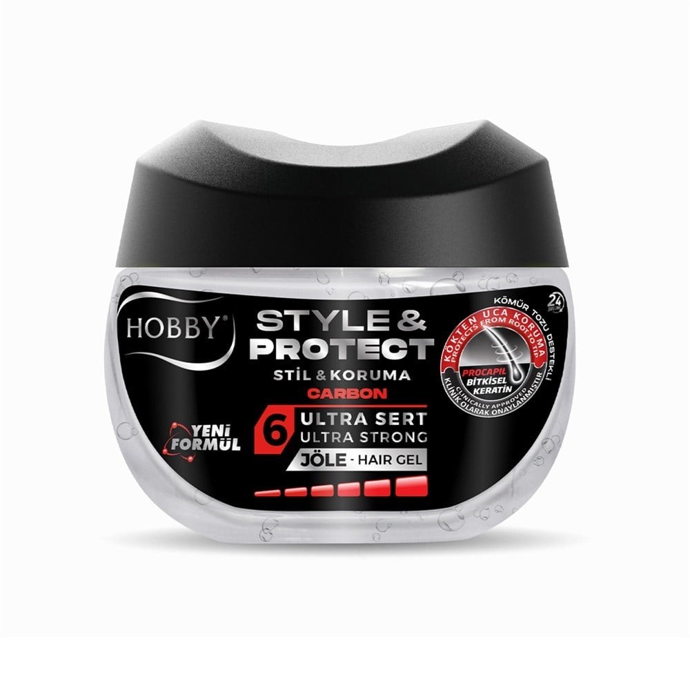 Hobby Jöle S&amp;P Hair Gel Carbon 250 ml