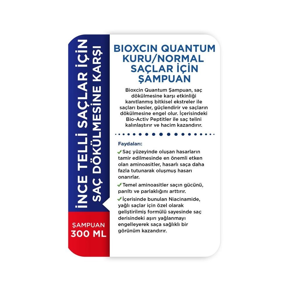 Bioxcin Quantum Kuru/Normal Şampuan 300 ml