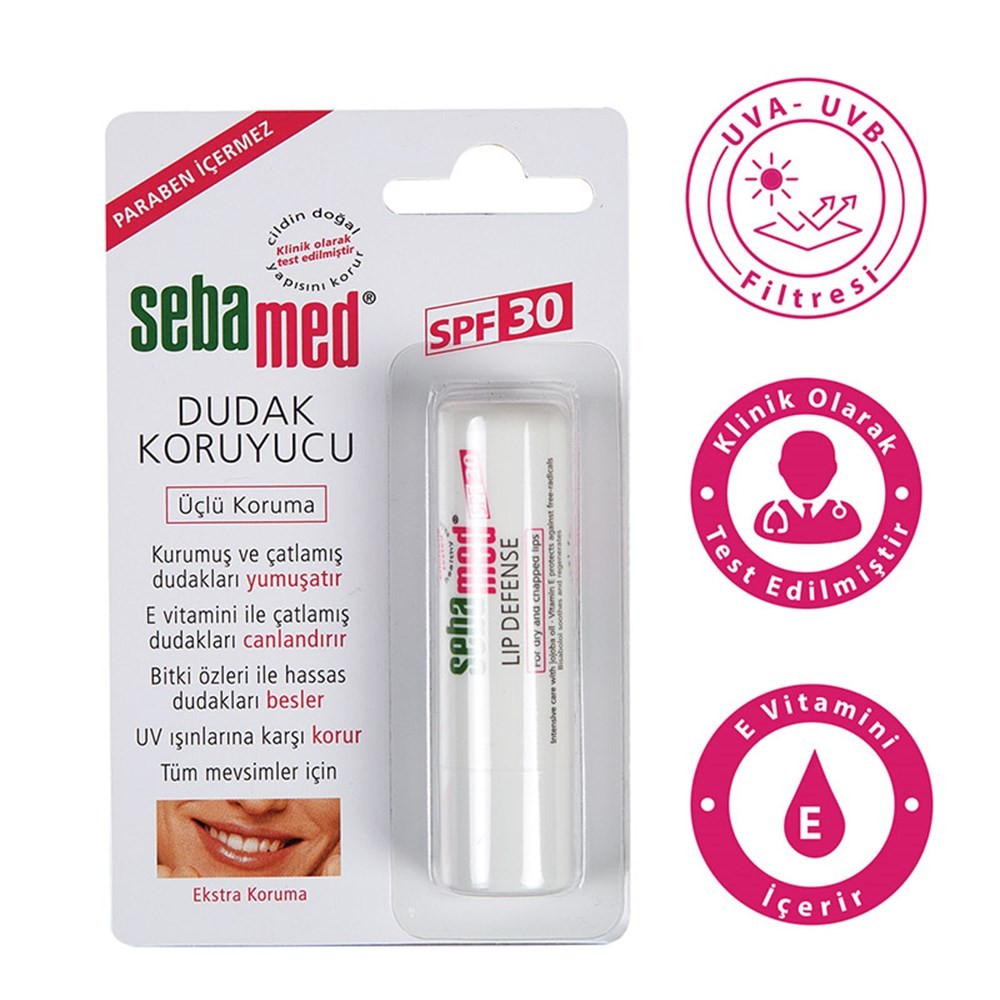 Sebamed Dudak Koruyucu ve Nemlendirici Stick +30Spf 4,8gr.