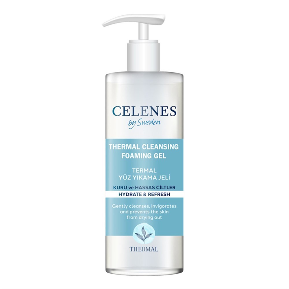 Celenes By Sweden Thermal Yüz Temizleme Jeli Kuru ve Hassas Ciltler 250 ml