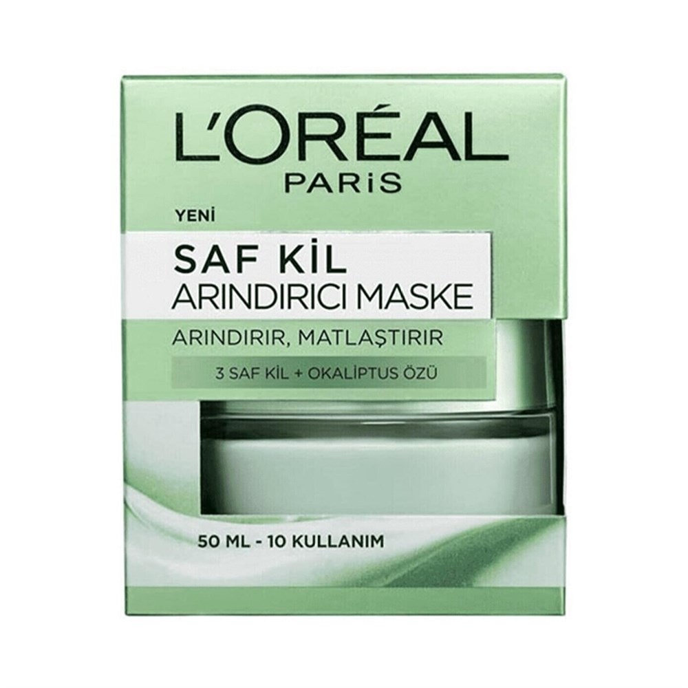 Loreal Paris Dermo Play Saf Kil Arındırıcı Maske 50 ml