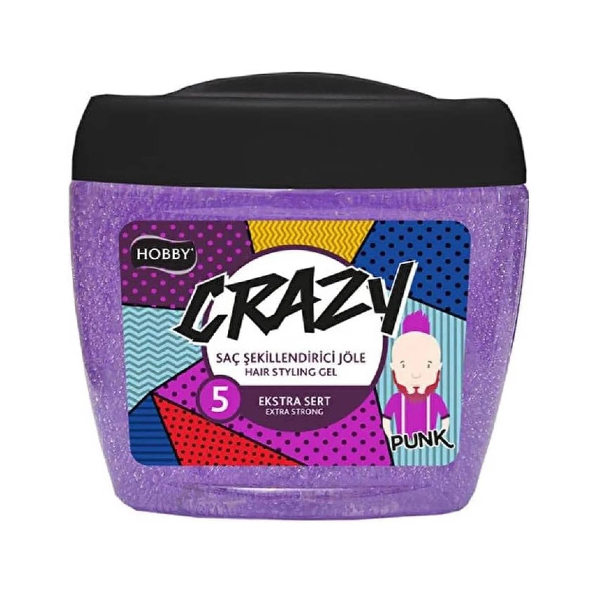Hobby Crazy Ekstra Sert Saç Jölesi mor 700ml