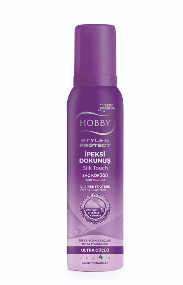 Hobby Saç Köpüğü - Hair Mousse Silk Touch İpeksi Dokunuş 150 ml