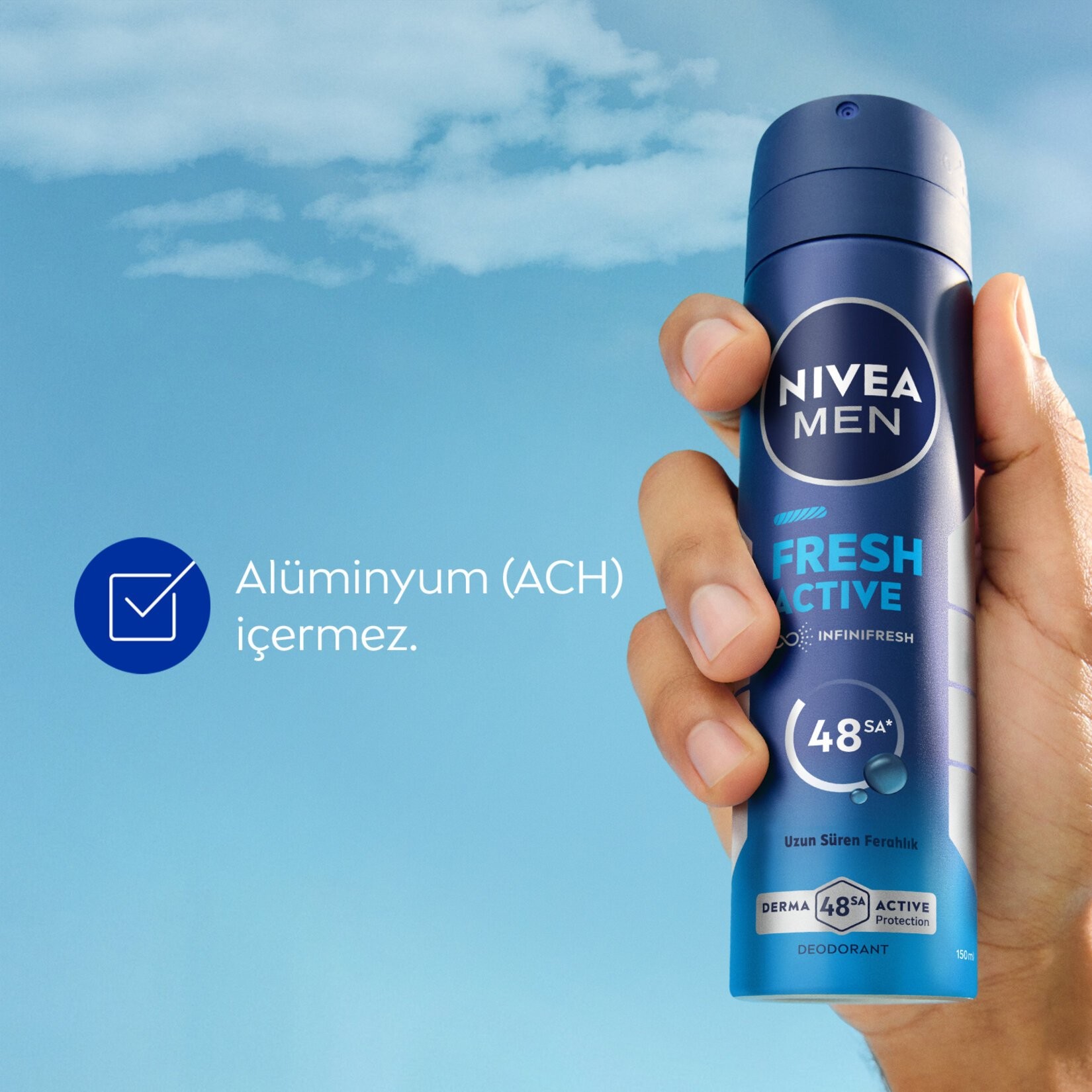 Nivea Men Erkek Sprey Deodorant Fresh Active 150 ml