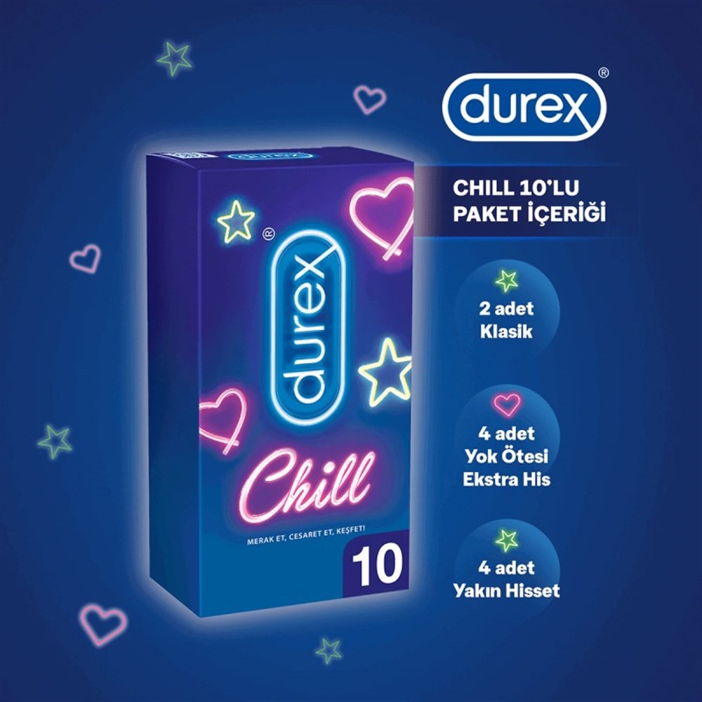 Durex Prezervatif Chill 10lu