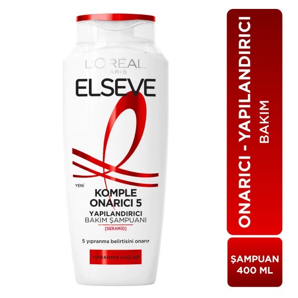 Elseve Komple Onarıcı 5 Yapılandırıcı Bakım Şampuan 400 ml