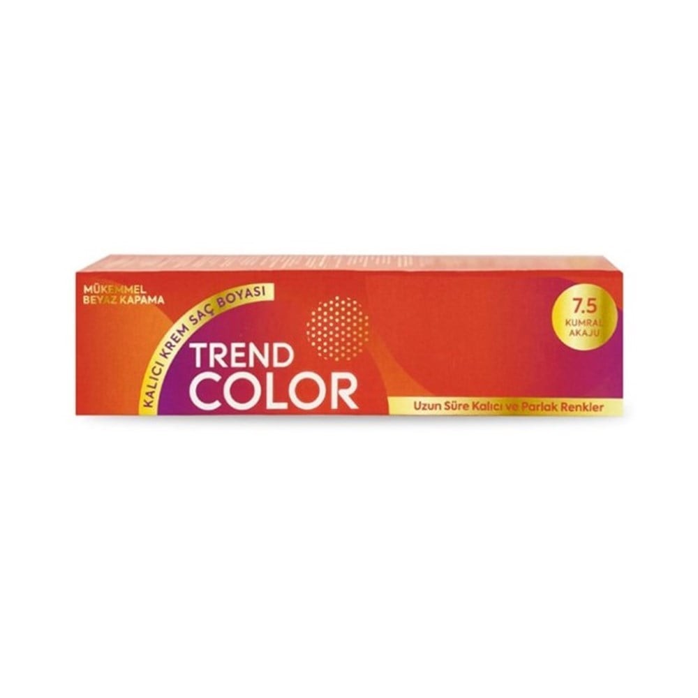 Trend Color Tüp Saç Boyası 7.5 Kumral Akaju 50 ml