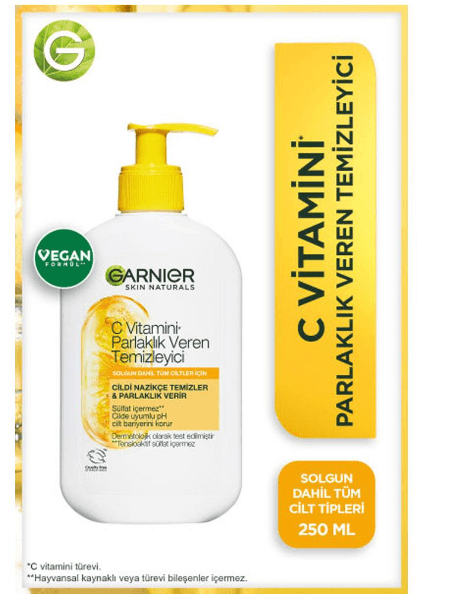 Garnier Skin Natural Nem. Temızleyıcı C Vitamini 250ml