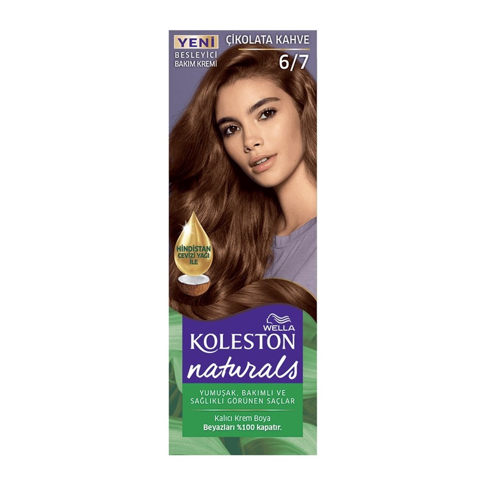 Koleston Naturals Kalıcı Krem Saç Boyası 6-7 Çikolata Kahve