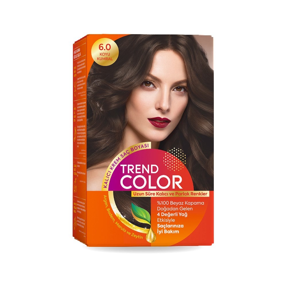 Trend Color Kit Saç Boyası 6.0 Koyu Kumral 50 ml